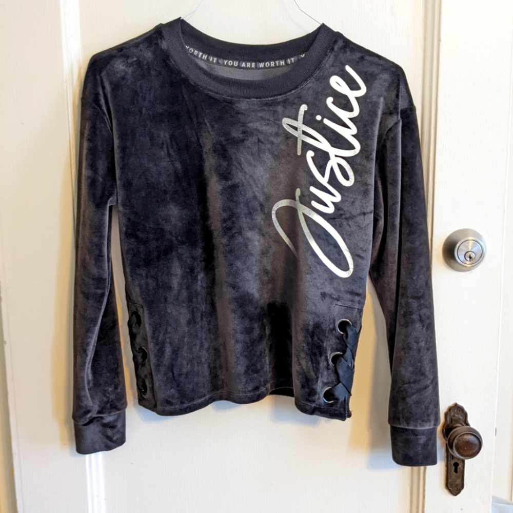🌲Justice Girl long sleeve top size 14/16